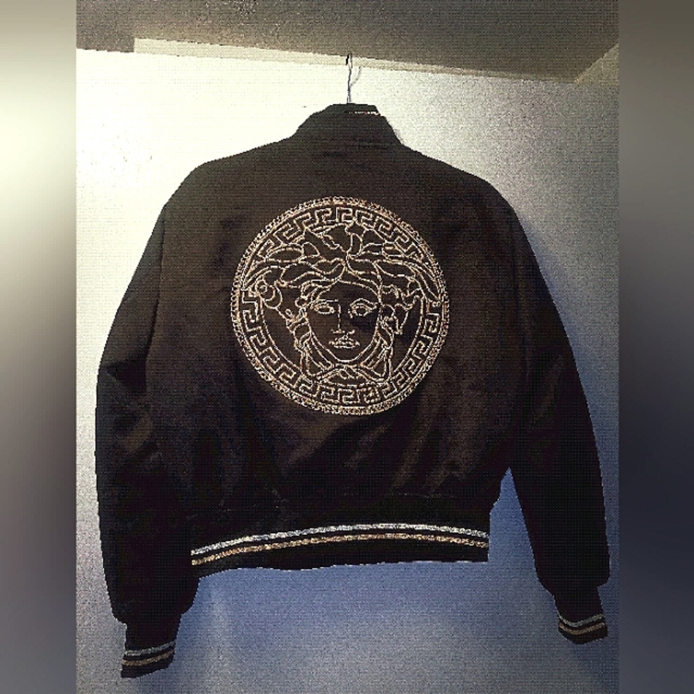 Ladies Medusa Back Bomber Jacket